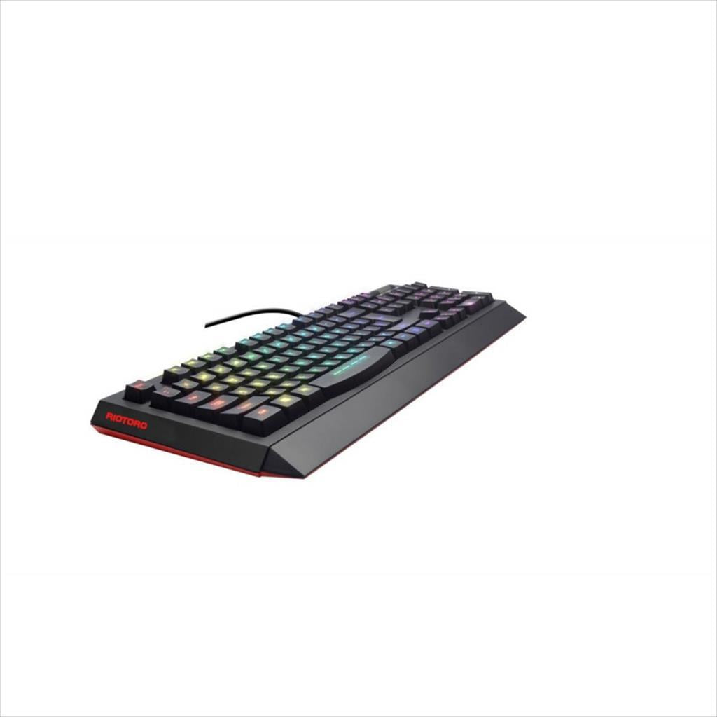 KEYBOARD WIRED USB RIOTORO GHOSTWRITER CLASSIC RGB , 2X USB HUB, KR610-NA