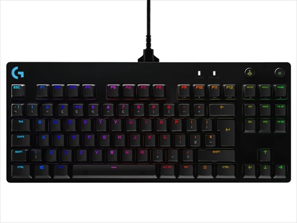 KEYBOARD MECHANICAL LOGITECH G PRO TKL RGB CLICKY TKL (GX BLUE) 920-009392