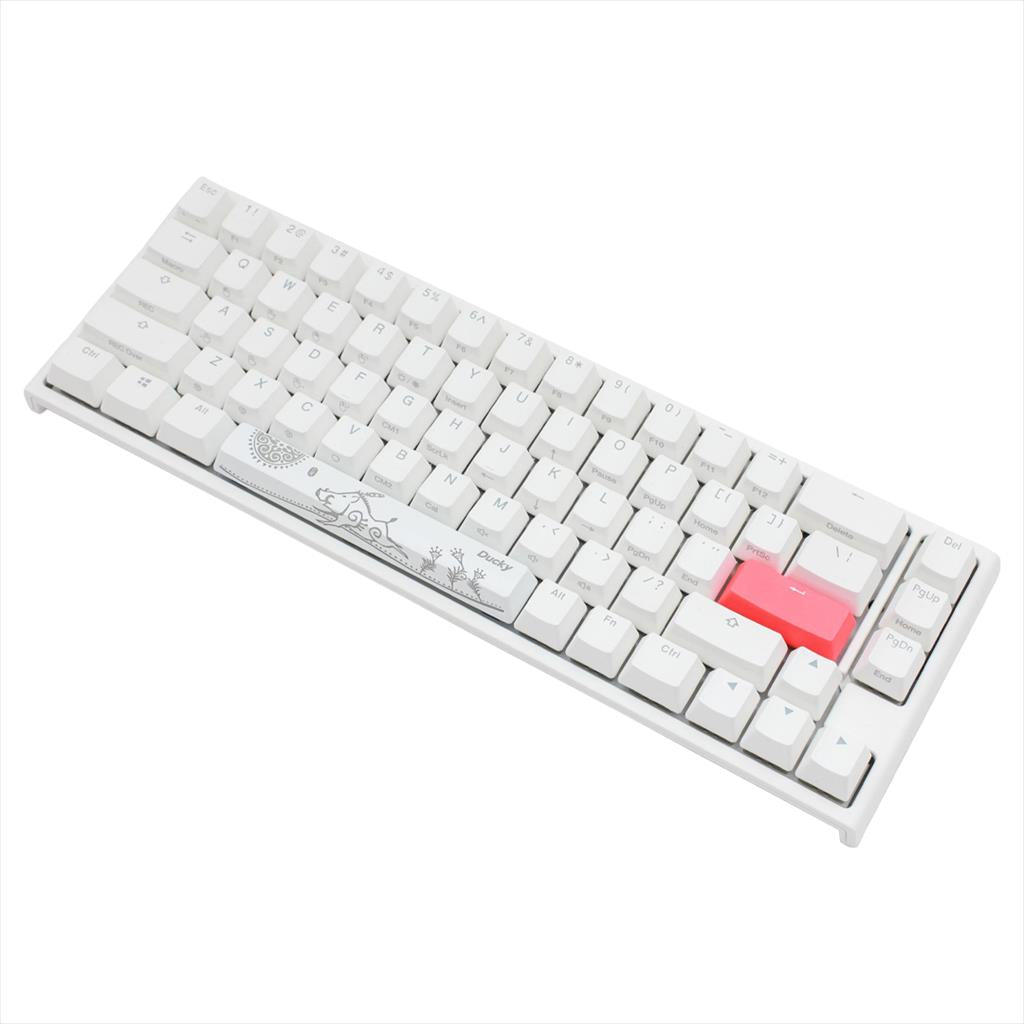 KEYBOARD MECHANICAL DUCKY ONE 2 SF RGB 65% PBT Double-shot keycaps Kailh BOX Red, Pure White DKON1967ST-KUSPDWWTR