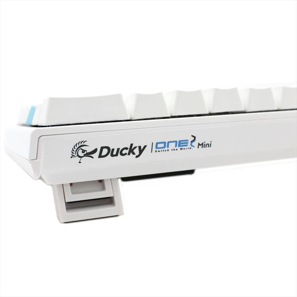 KEYBOARD MECHANICAL DUCKY ONE 2 MINI RGB 60% PBT Double-shot keycaps Kailh BOX Red, Pure White V2 DKON2061ST-KUSPDWWTR