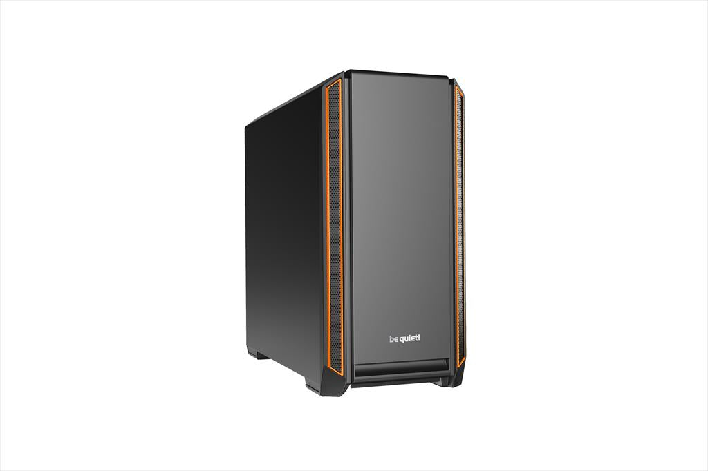 CASE BE QUIET! ATX Mid-Tower Silent Base 601, 2x140mm Pure WIngs 2, Fan controller, Extra thick insulation mats, Orange, BG025