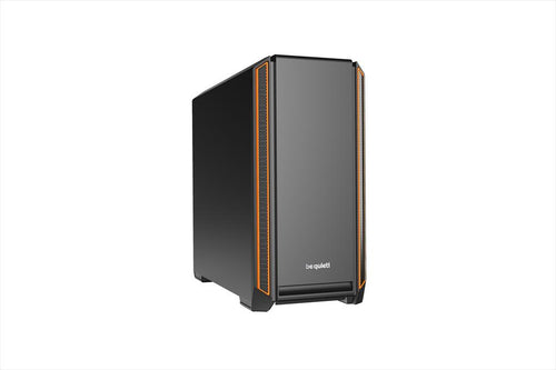CASE BE QUIET! ATX Mid-Tower Silent Base 601, 2x140mm Pure WIngs 2, Fan controller, Extra thick insulation mats, Orange, BG025