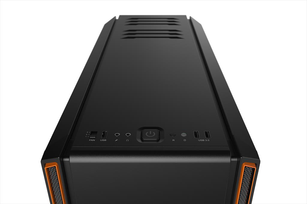 CASE BE QUIET! ATX Mid-Tower Silent Base 601, 2x140mm Pure WIngs 2, Fan controller, Extra thick insulation mats, Orange, BG025
