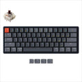 KEYBOARD MECHANICAL KEYCHRON K12 HS ALUMINIUM RGB LED 60% Gateron G Pro Brown switch Multi-Device (Wired+Bluetooth), Black, K12-J3
