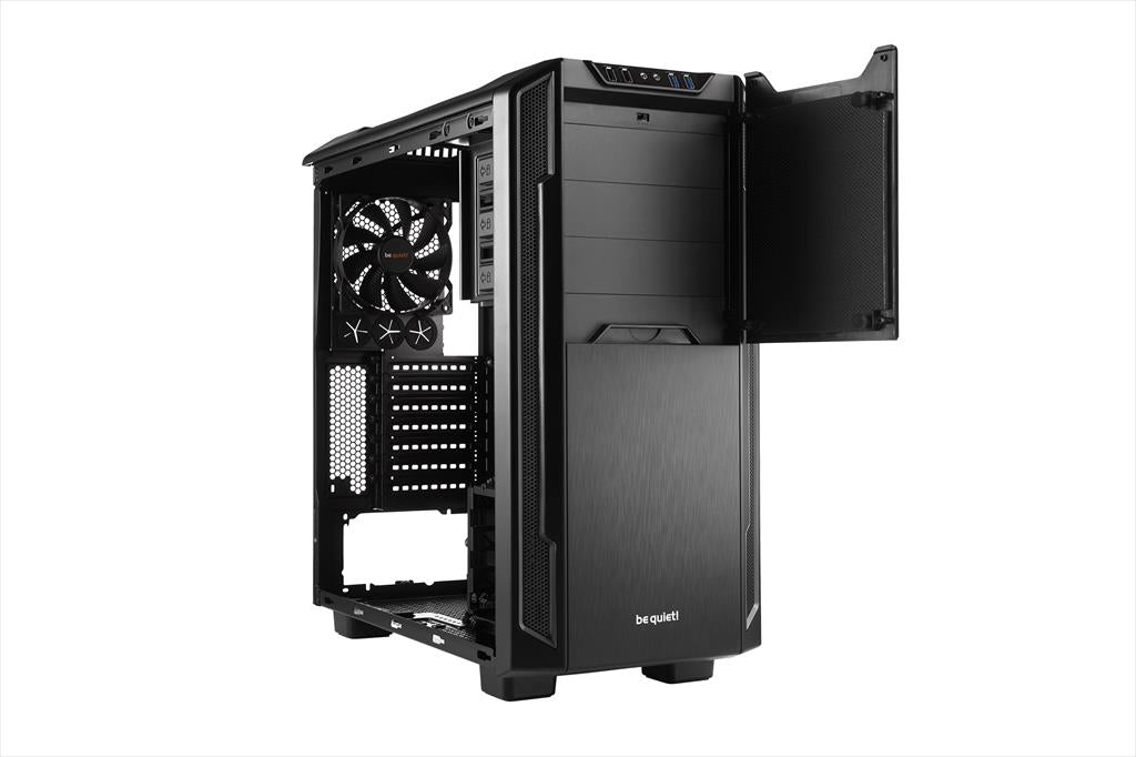 CASE BE QUIET! ATX Mid-Tower Silent Base 600, 1x120mm & 1x140mm Pure WIngs 2, Fan controller, w/WINDOW and OD DVD slot, Black, BGW06