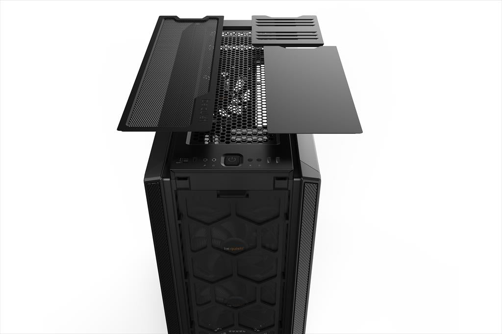 CASE BE QUIET! ATX Mid-Tower Silent Base 802, 3x140mm Pure Wings 2 PWM,Fan controller, Extra thick insulation mats, w/WINDOW, Black BGW39