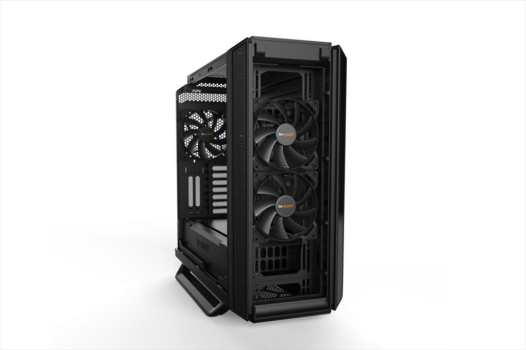 CASE BE QUIET! ATX Mid-Tower Silent Base 802, 3x140mm Pure Wings 2 PWM,Fan controller, Extra thick insulation mats, w/WINDOW, Black BGW39
