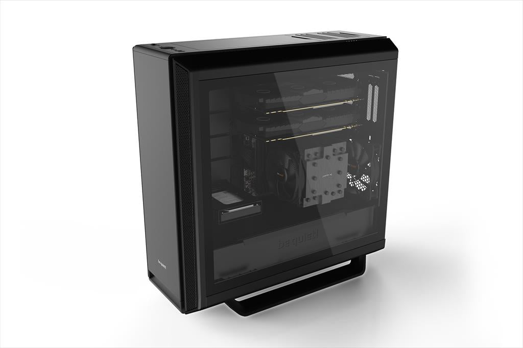 CASE BE QUIET! ATX Mid-Tower Silent Base 802, 3x140mm Pure Wings 2 PWM,Fan controller, Extra thick insulation mats, w/WINDOW, Black BGW39