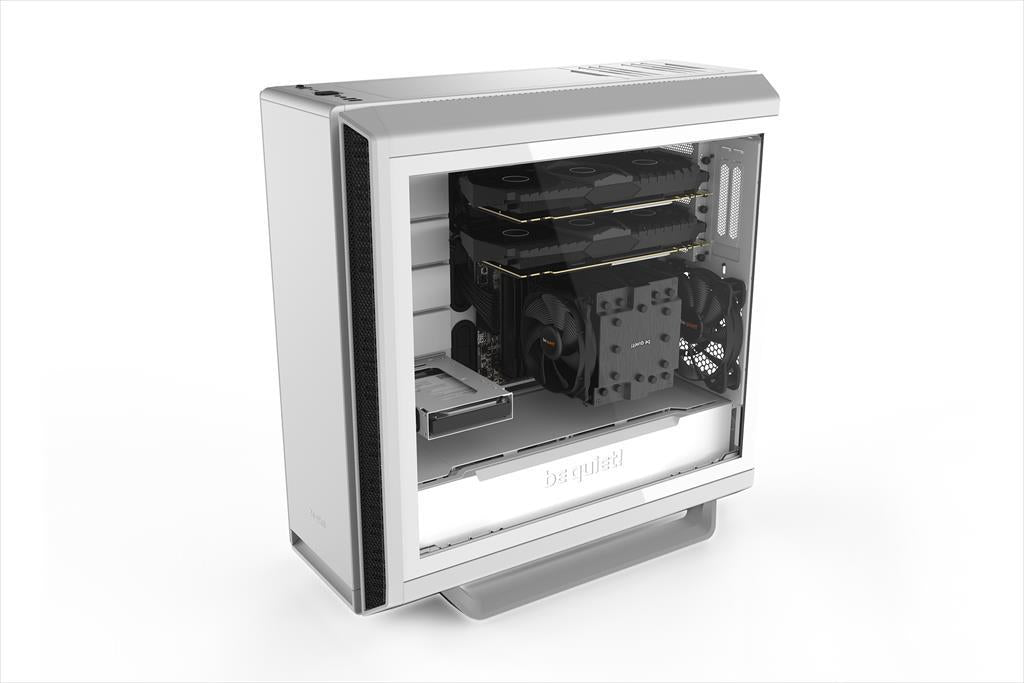 CASE BE QUIET! ATX Mid-Tower Silent Base 802, 3x140mm Pure Wings 2 PWM,Fan controller, Extra thick insulation mats, w/WINDOW, White BGW40