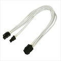 EXTENSION PSU NANOXIA PCI-E 6+2-pin 30cm WHITE, NXP683EW
