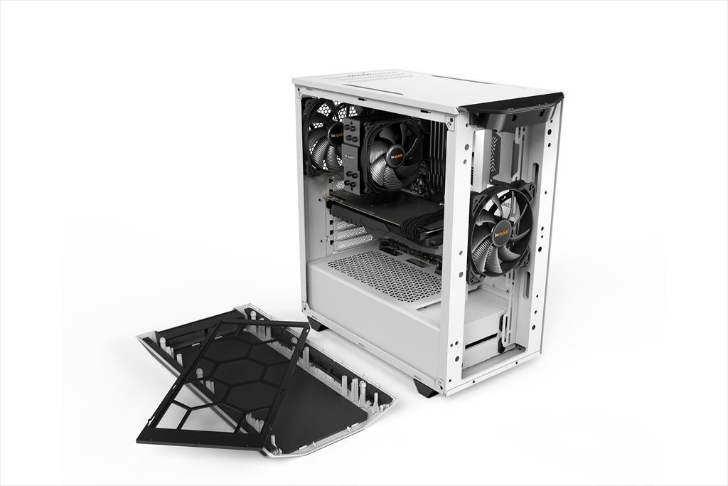 CASE BE QUIET! ATX Mid-Tower Pure Base 500, 2x140mm Pure Wings 2, Extra thick insulation mats, White BG035