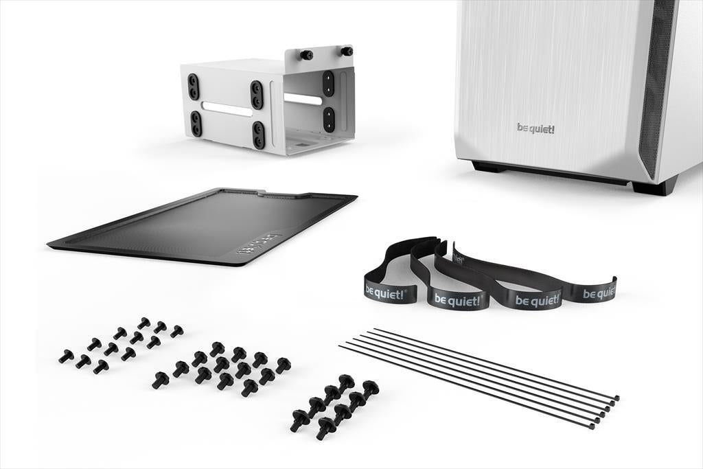 CASE BE QUIET! ATX Mid-Tower Pure Base 500, 2x140mm Pure Wings 2, Extra thick insulation mats, White BG035