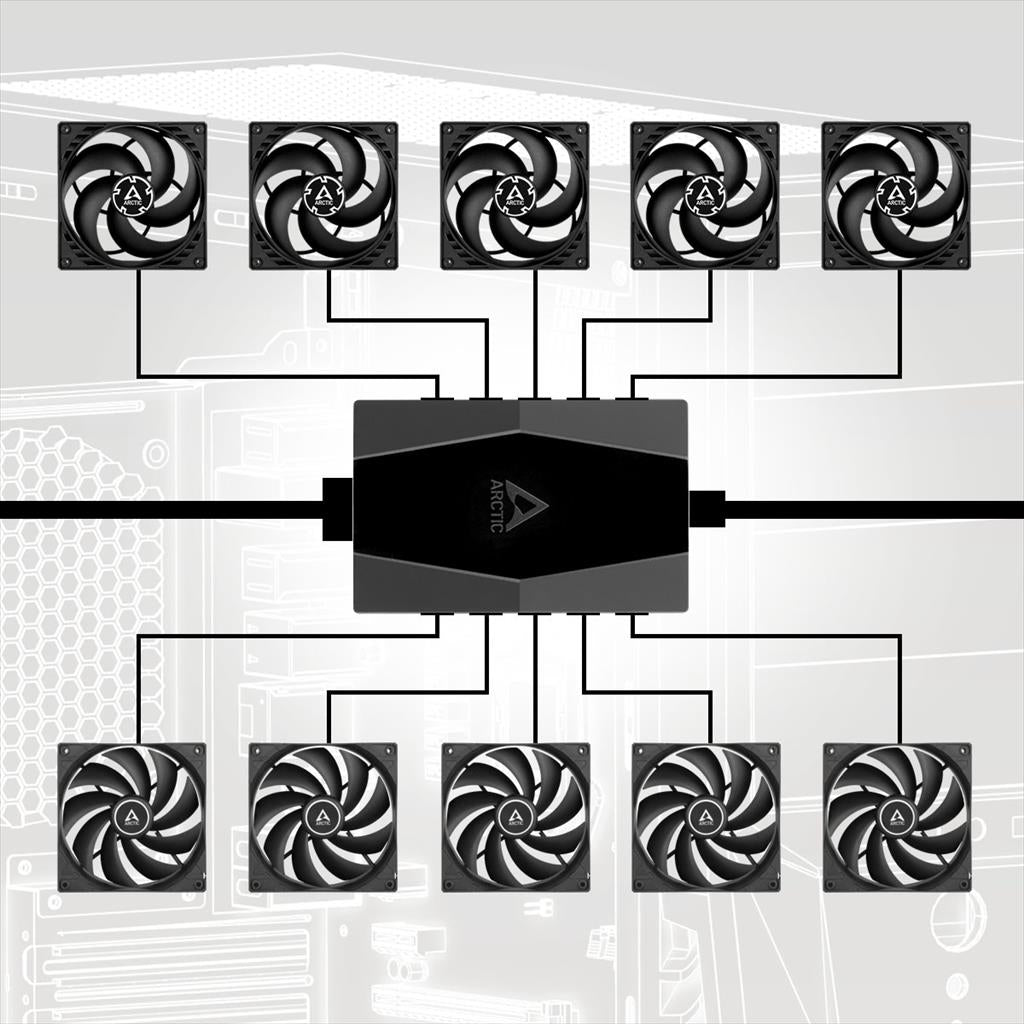FAN CONTROLLER ARCTIC , 10x 4-pin PWM, ACFAN00175A