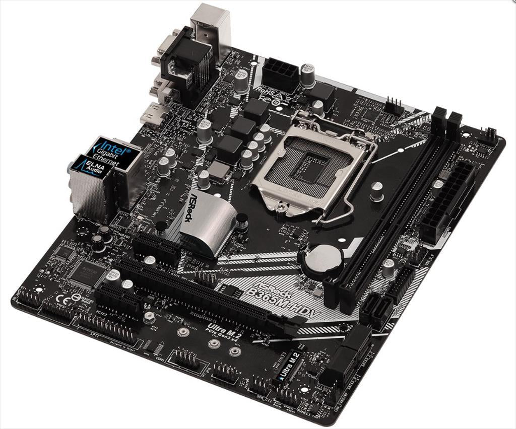 MB 1151 B365M-HDV ASROCK 2xDDR4 2666Mhz, VGA, DVI-D, HDMI, 1xPCIex16, 1xPCIex1, 1xM.2, 6xSATAIII, 6xUSB3.1, 2xUSB 2.0, 7.1 CH HD Audio 90-MXB9R0-A0UAYZ