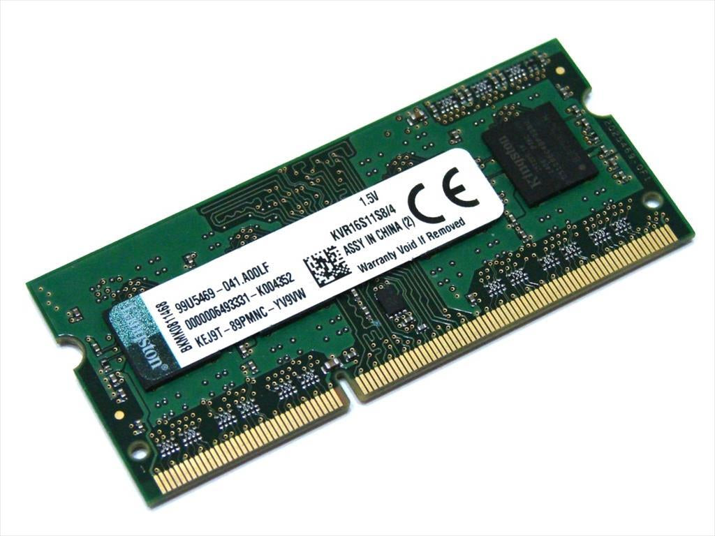 RAM SO DIMM DDR3 4GB 1600Mhz KINGSTON KVR16S11S84/4 1.5V