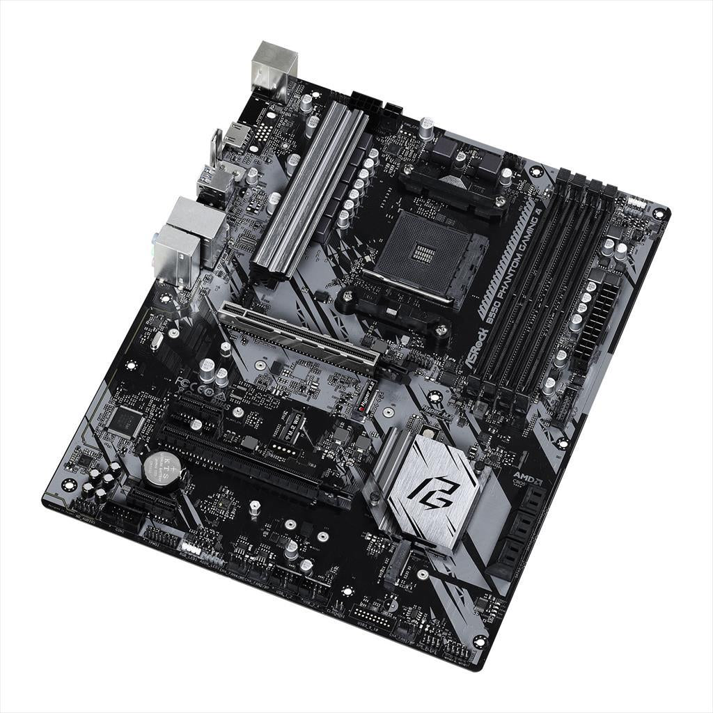 MB AM4 B550 Phantom Gaming 4 ASROCK 4xDDR4 4733+MHZ (OC), HDMI, 1xPCIex16 4.0, 1xPCIex16 3.0, 2xPCIex1 2xM.2, 6xSATAIII, 8xUSB 3.2Gen1, 7.1