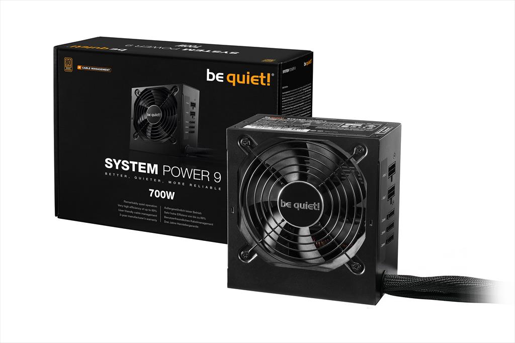 PSU 700W CM BE QUIET! SYSTEM POWER 9 80 Plus BRONZE SEMI MODULAR, BN303