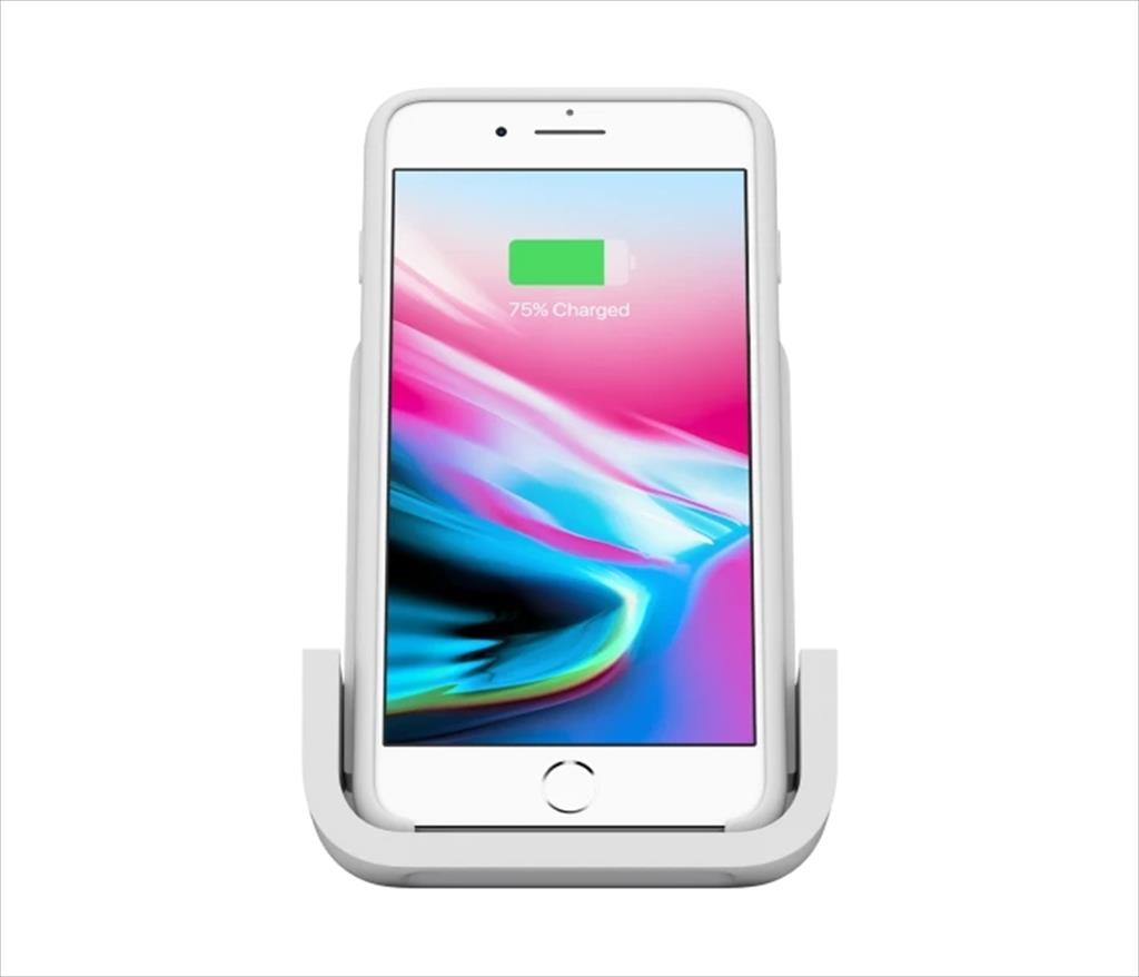 WIRELESS CHARGER LOGITECH POWERED FOR IPHONE 8 AND ABOVE ALSO WITH ANDROID QI-ENABLED PHONES, 939-001630