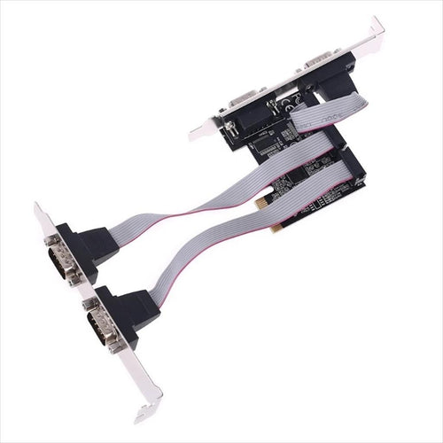 CONVERTOR PCI-E TO COM X4, TXB077, Chipset: mos99100, LP
