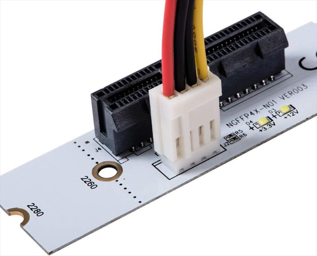 CONVERTOR M.2 NGFF TO PCI-E (x4) P-NGFF4X-N01 SATA
