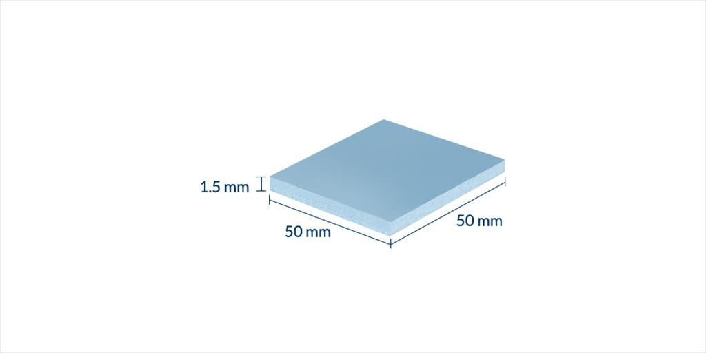 PAD THERMAL ARCTIC ACTPD00003A, 50 x 50 x 1.5 mm