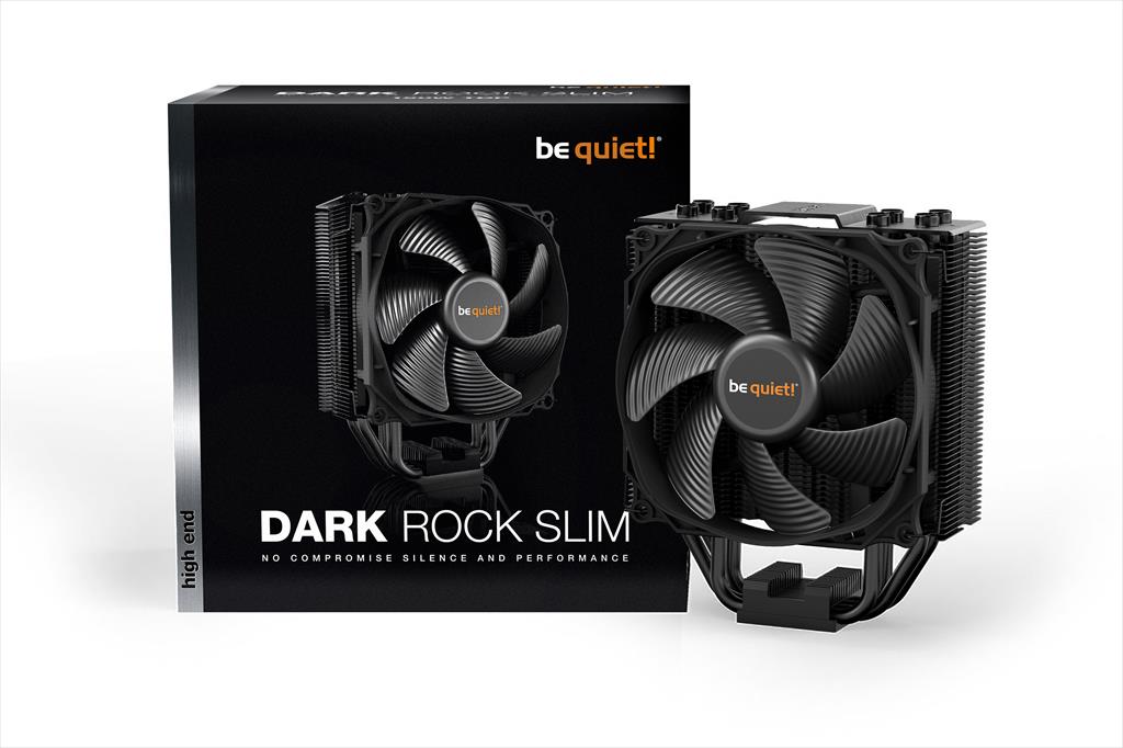 COOLERS CPU BE QUIET! DARK ROCK SLIM, Intel 1150/1151/1155/1156, AMD AM2(+)/ AM3(+)/AM4/FM1/FM2 (+), TDP 180W, BK024