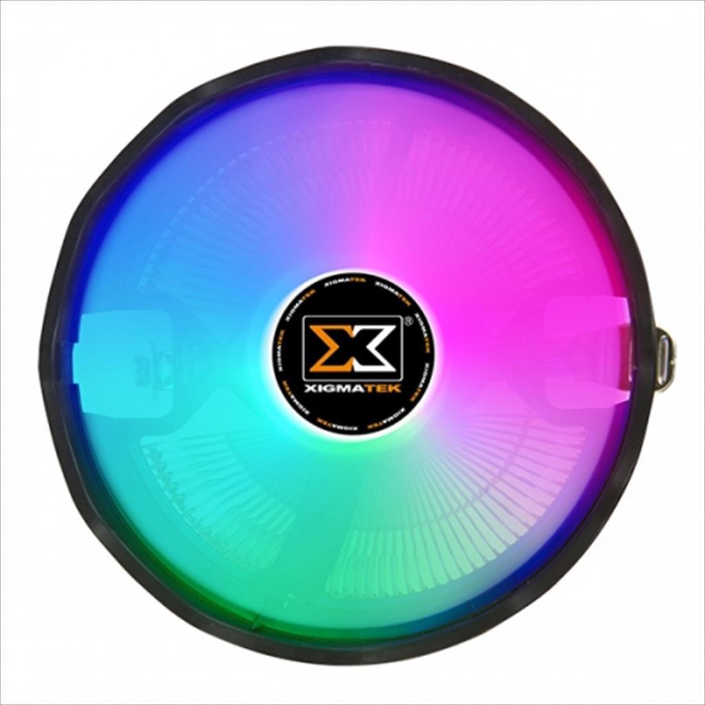 COOLERS CPU XIGMATEK APACHE PLUS  Socket Intel 1700/115X & 1200/775, AMD AM5/AM4/AM3/AM2, 120mm, 4 COLOURS RGB, 65W, EN42296