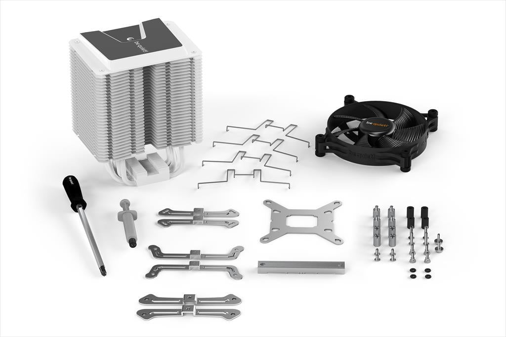 COOLERS CPU BE QUIET! SHADOW ROCK 3,Intel: 1200 / 2066 / 1150 / 1151 / 1155 / 2011(-3) Square ILM, AMD: AM4 / AM3(+), TDP 190W, WHITE BK005