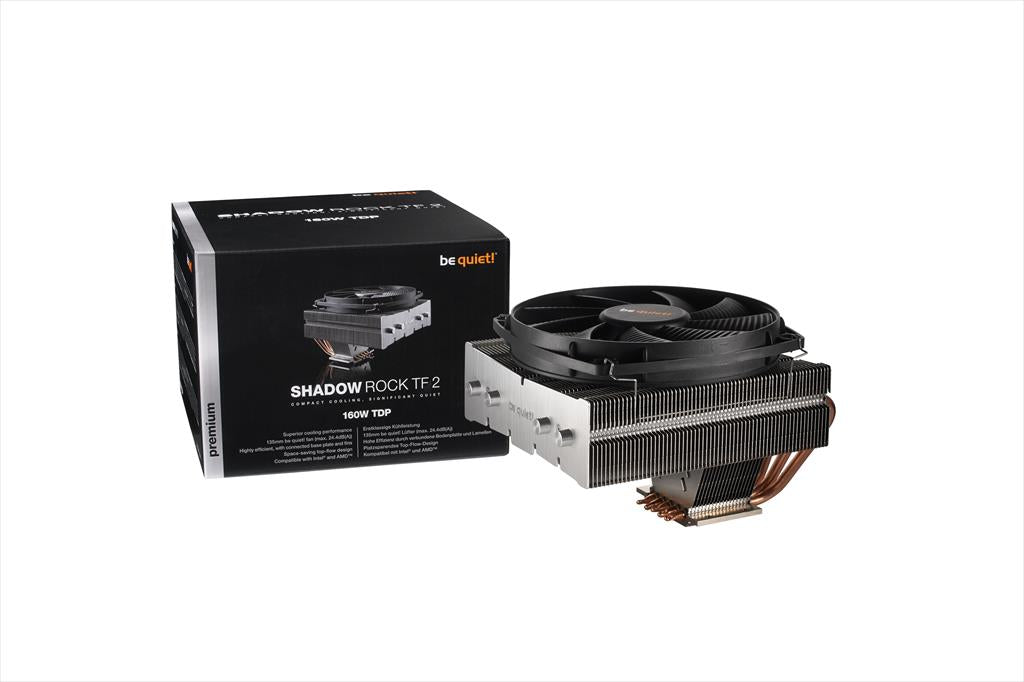 COOLERS CPU BE QUIET! SHADOW ROCK TF 2, Intel 775/1150/1151/1155/1156, AMD AM2(+)/ AM3(+)/AM4/FM1/FM2 (+), TDP 160W, BK003