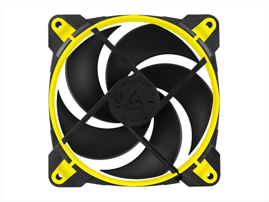 COOLERS CASE FAN 120mm ARCTIC BIONIX P120 PWM PST 2100 RPM BLACK/YELLOW  ACFAN00117A