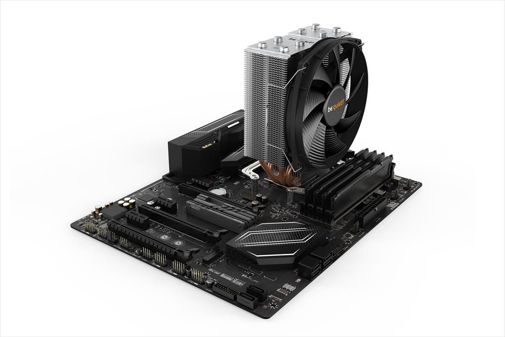 COOLERS CPU BE QUIET! SHADOW ROCK SLIM 2, Intel 1200/ 2066/ 1150/ 1151/ 1155/ 2011(-3) Square ILM, AMD AM4 / AM3(+), TDP 160W, BK032