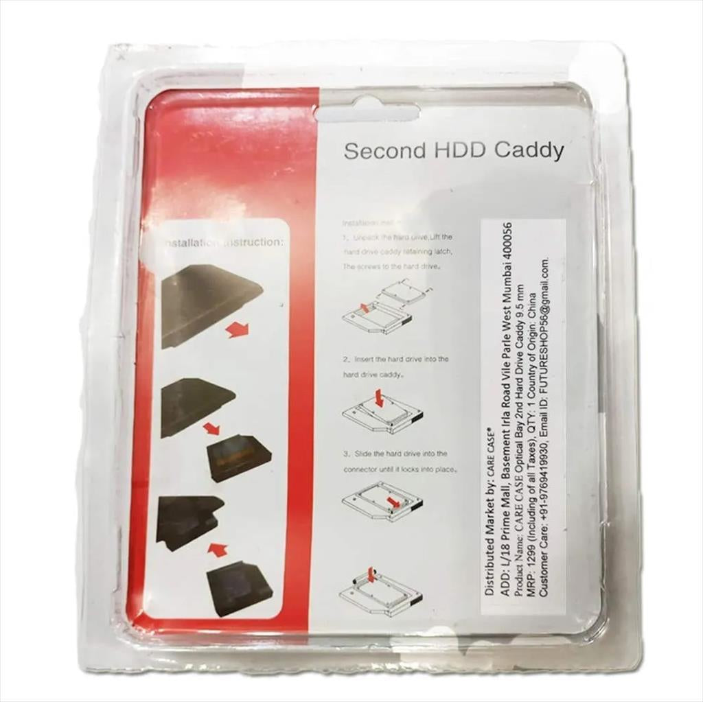 CADDY SSD/HDD FOR ODD SLOT 9,5mm