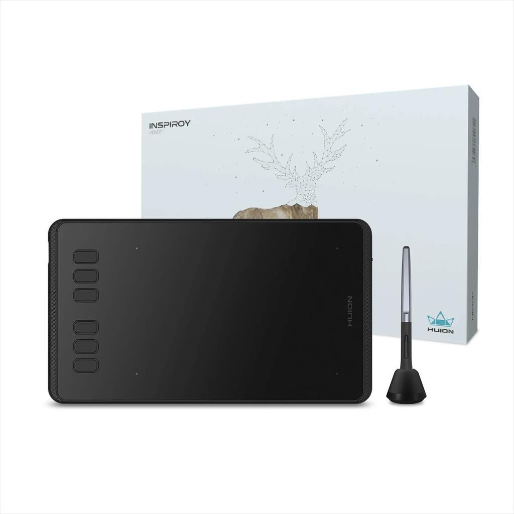 PEN TABLET HUION INSPIROY H640P 3,9", Black