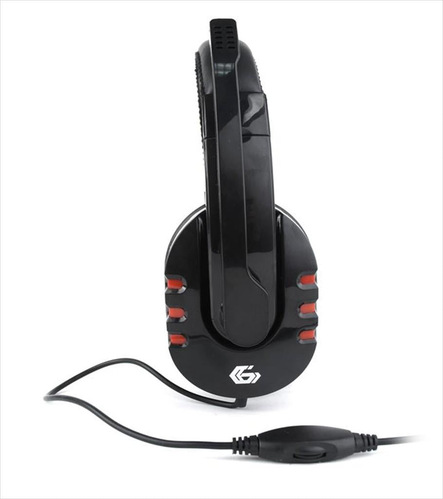 HEADPHONES GEMBIRD GHS-402 Gaming Glossy Black w/microphone