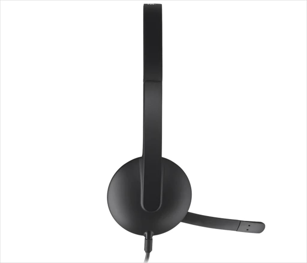 HEADPHONES LOGITECH H340 USB w/Microphone Black 981-000475