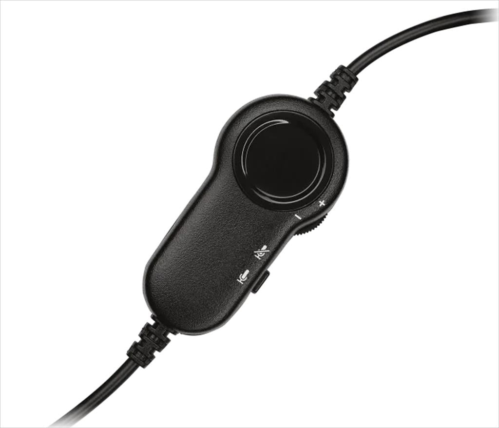 HEADPHONES LOGITECH H151 BLACK w/microphone 981-000589, 1x3.5mm