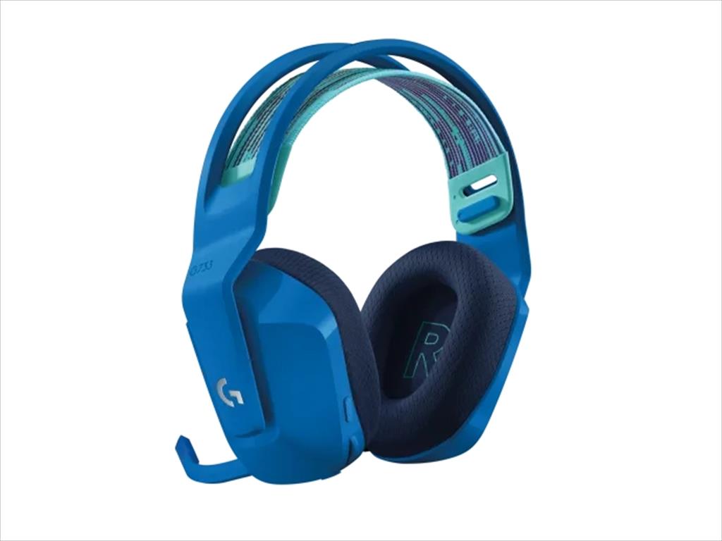 HEADPHONES LOGITECH Gaming-Headset G733 Wireless LIGHTSPEED RGB w/microphone  981-000943, Blue