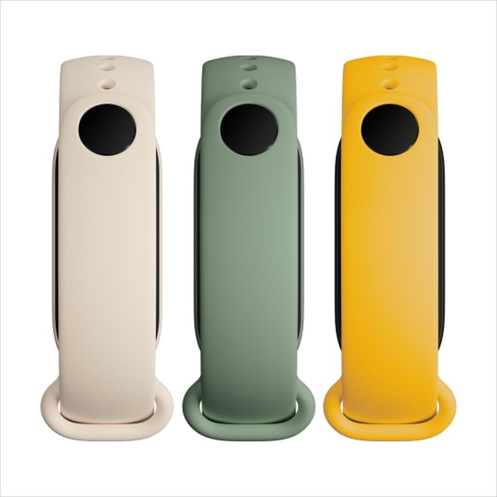 SMARTWATCH XIAOMI MI BAND 6 STRAP (3 PACK- ivory, olive, yellow), BHR5135GL