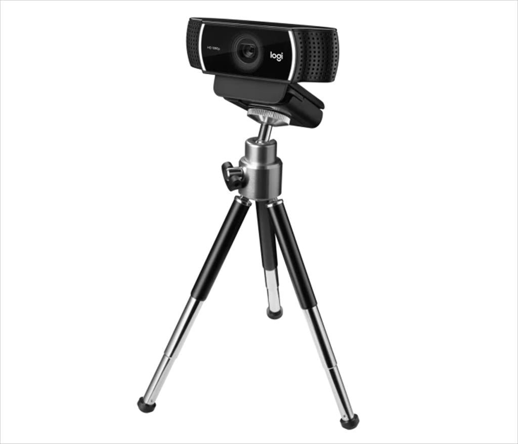 WEB CAMERA LOGITECH HD C922 PRO HD STREAM 1080p w/mic, w/TRIPOD 960-001088