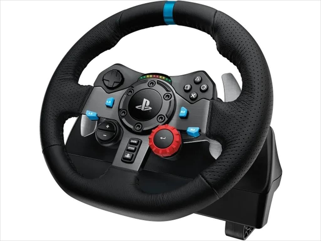 GAME WHEEL LOGITECH G29 DRIVING FORCE w/ pedals, for PS3, PS4, PS5, PC, 941-000112