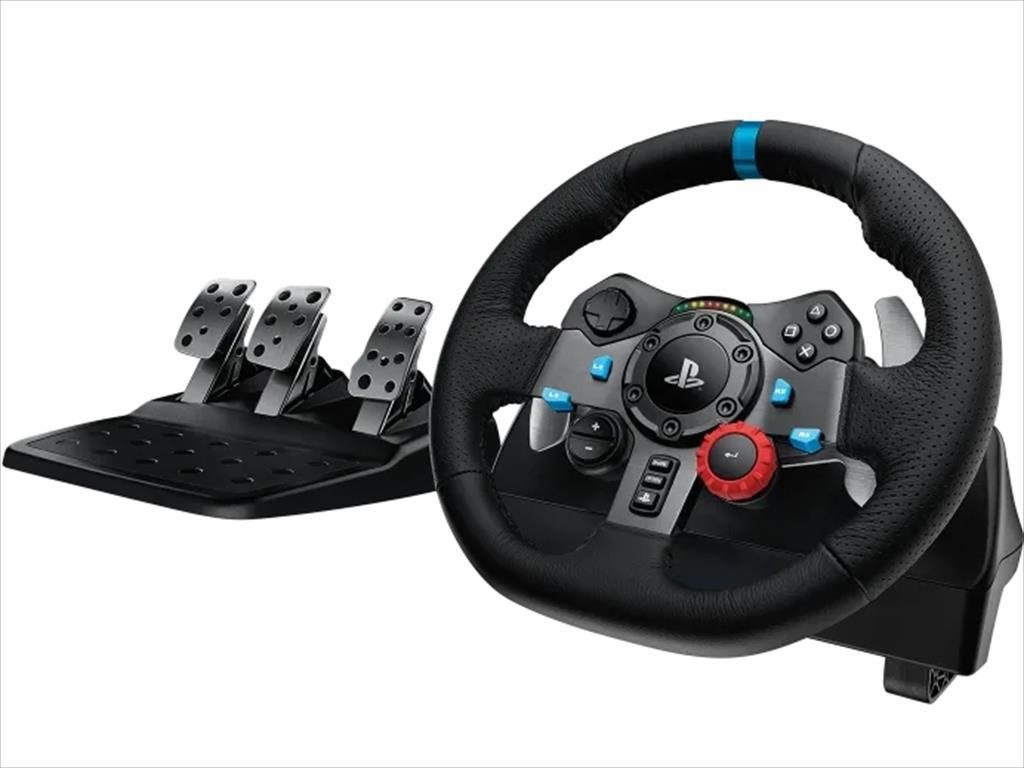 GAME WHEEL LOGITECH G29 DRIVING FORCE w/ pedals, for PS3, PS4, PS5, PC, 941-000112