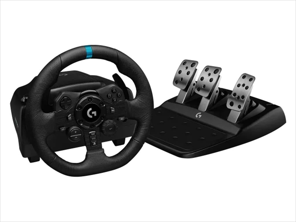 GAME WHEEL LOGITECH G923 TRUE FORCE w/ pedals, for PS4, PS5, PC, 941-000149