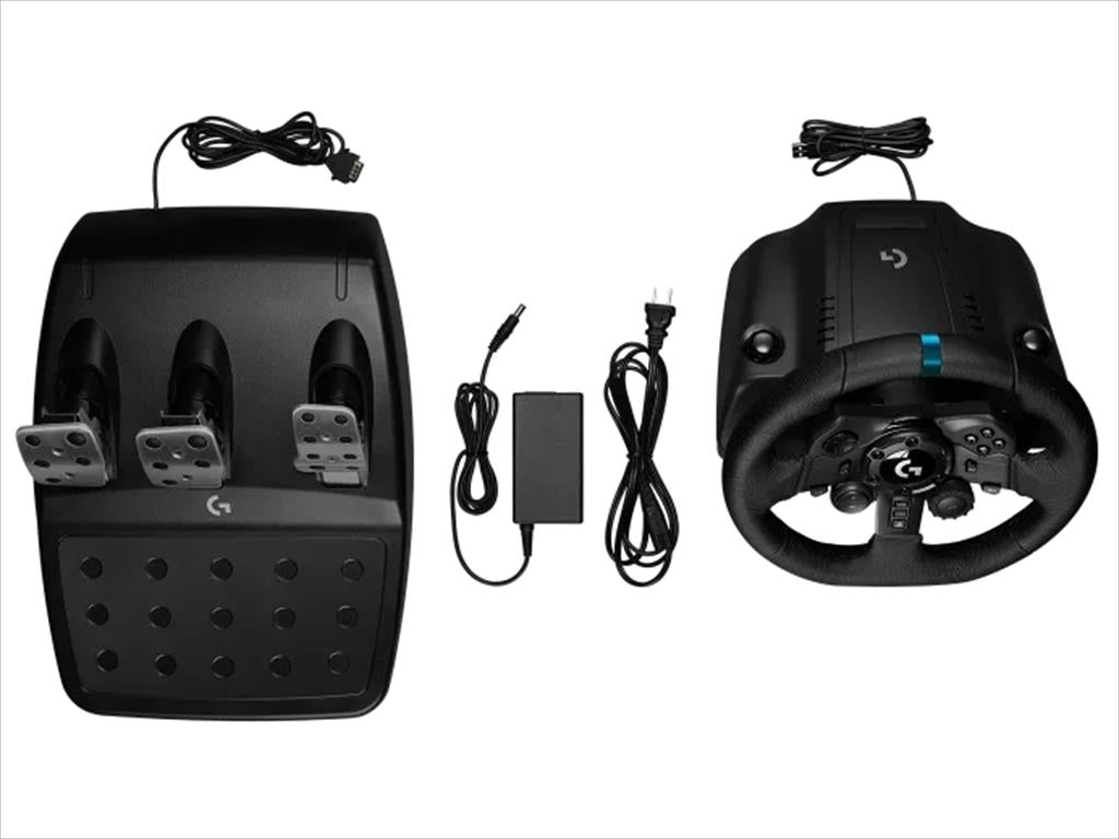 GAME WHEEL LOGITECH G923 TRUE FORCE w/ pedals, for PS4, PS5, PC, 941-000149