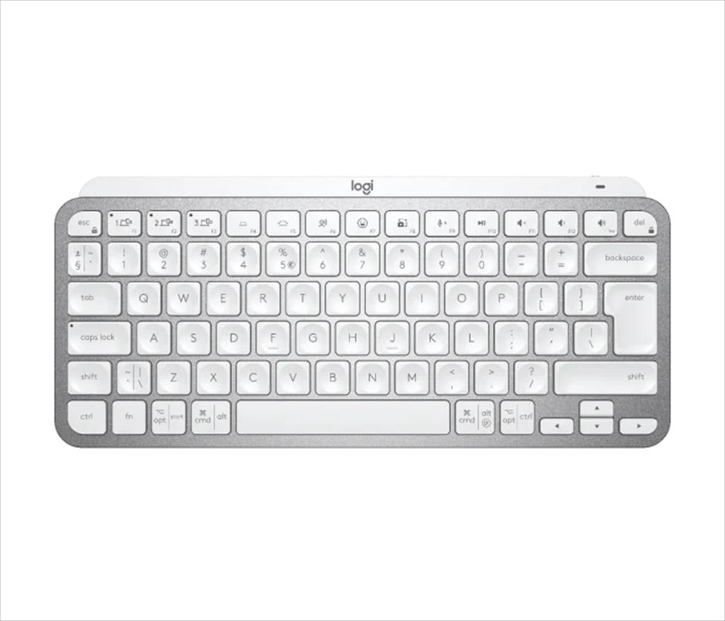 KEYBOARD WIRELESS LOGITECH MX Keys Mini Pale Gray Logi Bolt ready, w/Bluetooth 920-010499