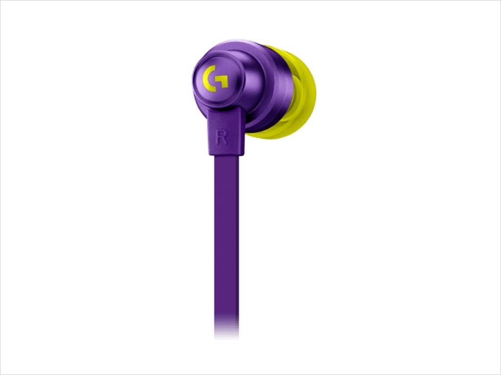 EARPHONES LOGITECH G333 Gaming PURPLE 1x3.5mm +TYPE-C dongle 981-000936
