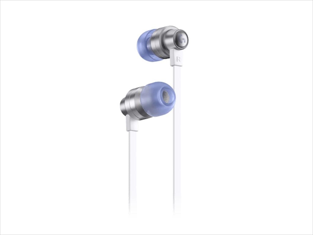 EARPHONES LOGITECH G333 Gaming WHITE 1x3.5mm +TYPE-C dongle 981-000930
