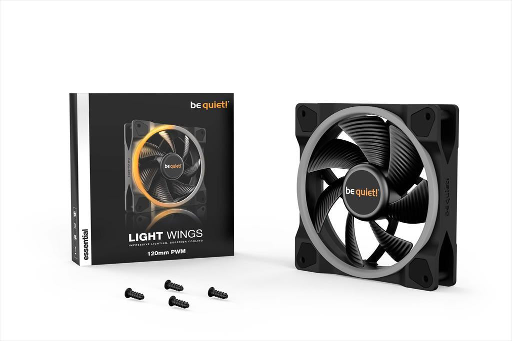 COOLERS CASE FAN 120mm BE QUIET! LIGHT WINGS PWM 1.700rpm ARGB, RIFLE BEARING, BL072
