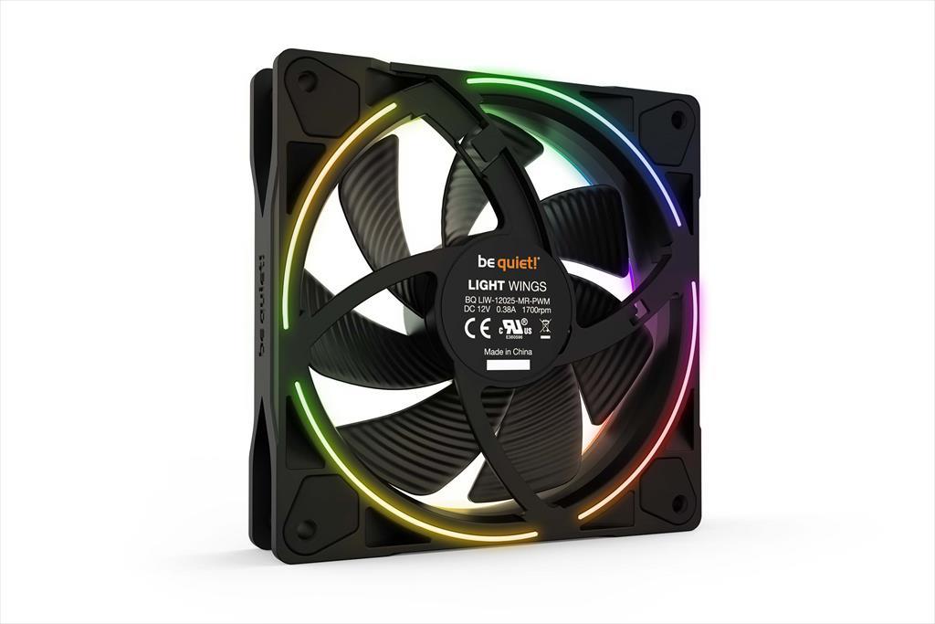 COOLERS CASE FAN 120mm BE QUIET! LIGHT WINGS PWM 1.700rpm ARGB, RIFLE BEARING, Triple Pack, BL076