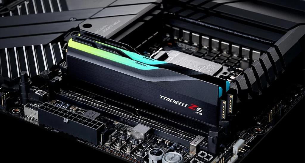 RAM DDR5 32GB(2x16GB) 6000MHz CL36 G.SKILL Trident Z5 RGB Intel XMP matte black F5-6000J3636F16GX2-TZ5RK