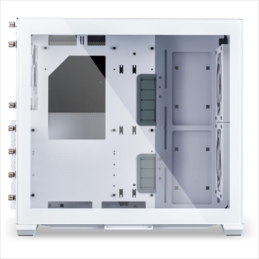 CASE LIAN LI E-ATX O11 AIR MINI Mid-Tower w/1x Tempered glass, 2x140mm PWM, 1x120mm PWM, White, O11AMW